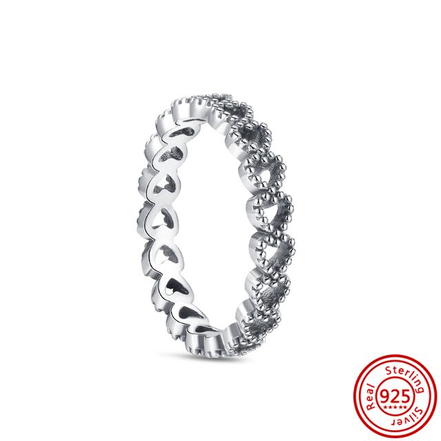 Новое весеннее кольцо с цветочным бантом и перьями, Корона клевера, сверкающее стерлинговое серебро 925 пробы, круглое кольцо, женское оригинальное европейское ювелирное украшение