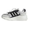 adidas Crazychaos 2000 Сетка Замша Удобные Универсальные Прочные Низкие Кроссовки для Бега Детские Кроссовки Белый Черный IH0914