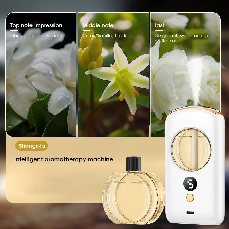 Desktop Diffuser Aromatherapy Machine USB Smart Air Purifier with Display Car Air Freshener Home Bathroom Deodorization