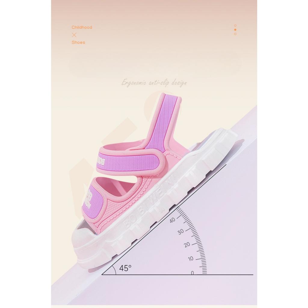 New Children's Sandals, Summer Home Anti Slip Soft Bottom Cartoon Baby Sandals for Girls and Boys In The Bathroom, Cool Mop