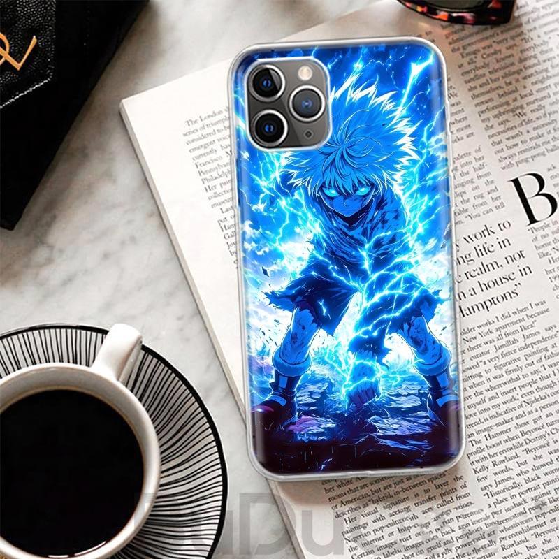 Чехол Hunter X-Hunters Killua для iPhone 17 Air 16 16E 15 Pro Max 14 Plus 13 Mini Чехол для телефона 12 11 7 8 SE Индивидуальная печать