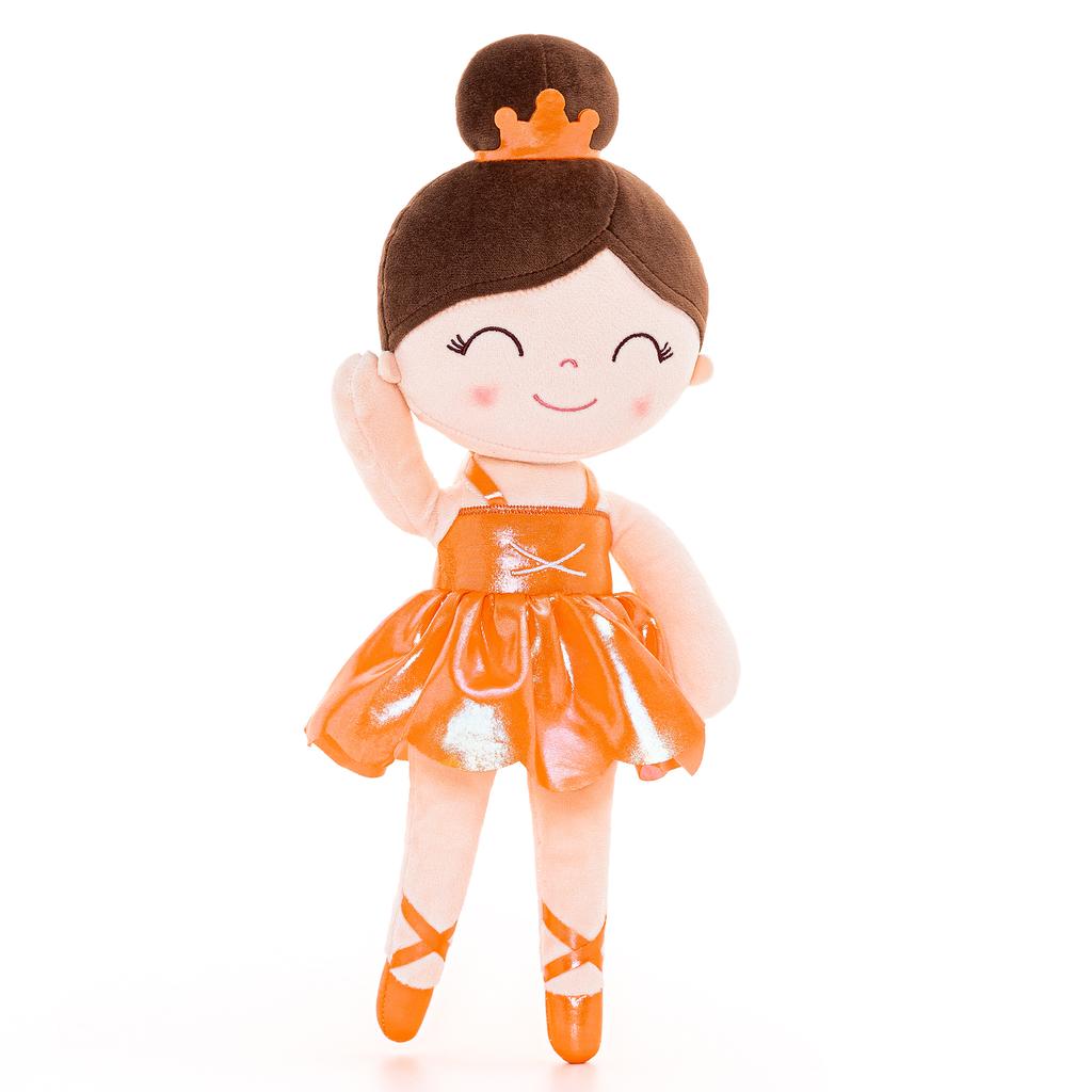 Soft Plush Doll Symphony Mist Gold Ballerina Girl Dream Girl Doll Children Cloth Toy Birthday Gift Orange