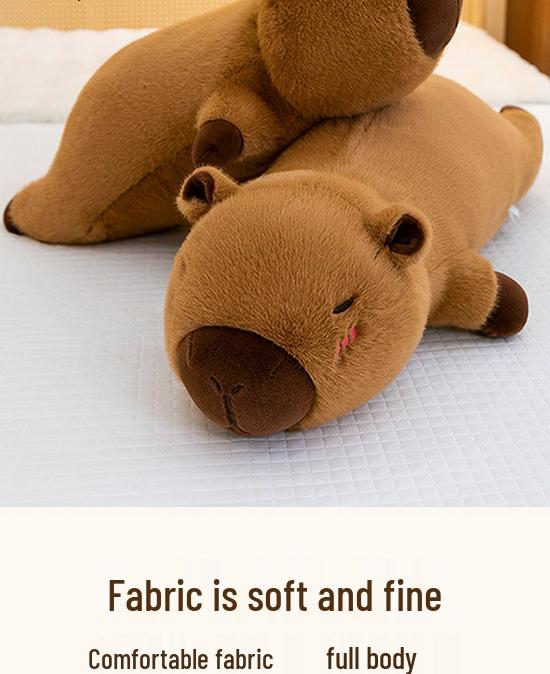 Мягкая игрушка-подушка Капибара: Милая, Длинная и Уникальная Кукла-Животное