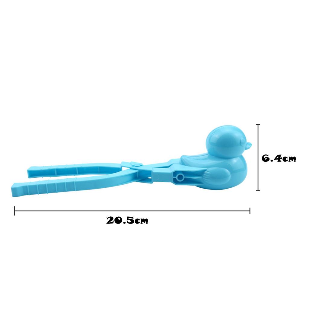 Клипса для лепки снежков для детей и взрослых, в форме сердца, снежинки, утки, щипцы-клипсы для улицы, форма для песка и снега, игрушки для игр и спорта