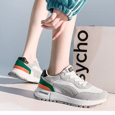 2024 Новые сетчатые дышащие женские туфли, модные плоские повседневные женские туфли на вулканизированной подошве со шнуровкой, спортивные кроссовки на платформе Zapatillas