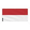 Bannière Drapeau De Monaco 6 Oeillets 190x380cm En Polyester