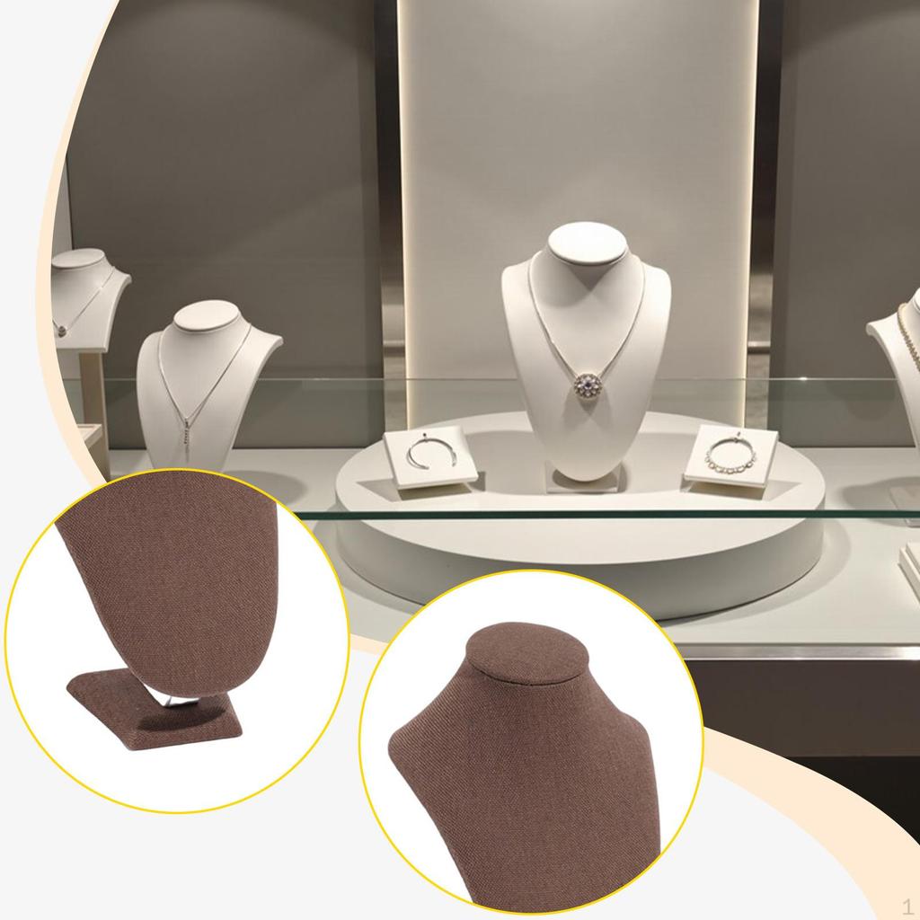 Цепочка Ювелирный Бюст Манекен Модный Витринный Держатель Подставка для Демонстрации Ожерелий Продажа для Туалетного Столика Торговый Центр