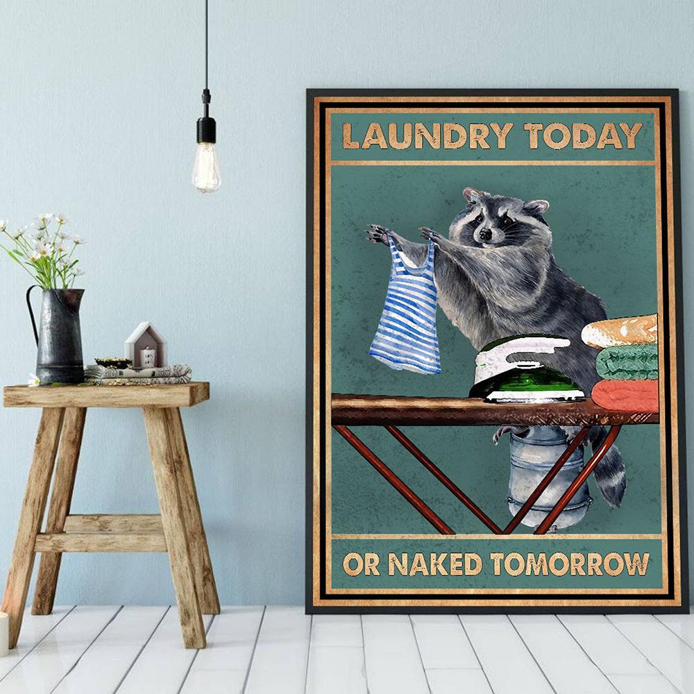 Кошка Русалка Мопс Енот Панда Жираф Ванна Настенная Живопись Печать Холст Картина Скандинавский Постер Настенные Картины Детская Комната Туалет Декор