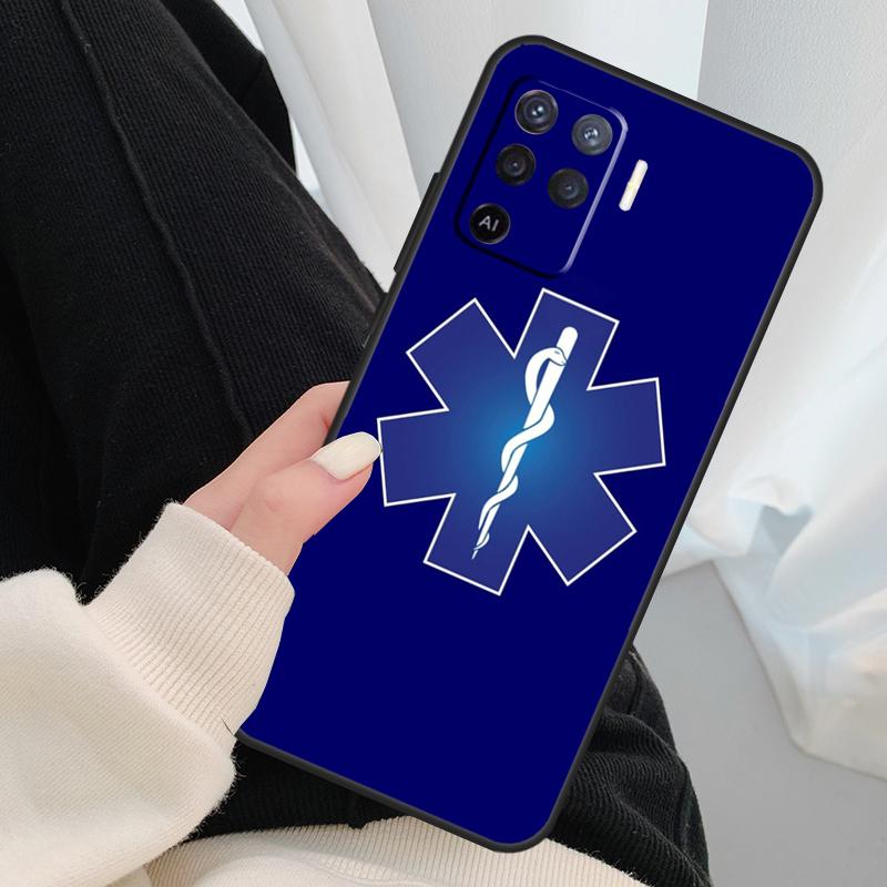 Медицинский чехол EMT EMS для Oppo A96 A76 A16 A60 A98 A58 A78 A18 A38 A80 A40 A77 A57 A17 A74 A54 A94 A15 A5 Pro