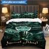 AS Saint Emblem 3pcs Bedding,Including 1pc Duvet Cover And 2pcs Pillowcases Perfect for Christmas,Ideal for Bedroom, Dormitory