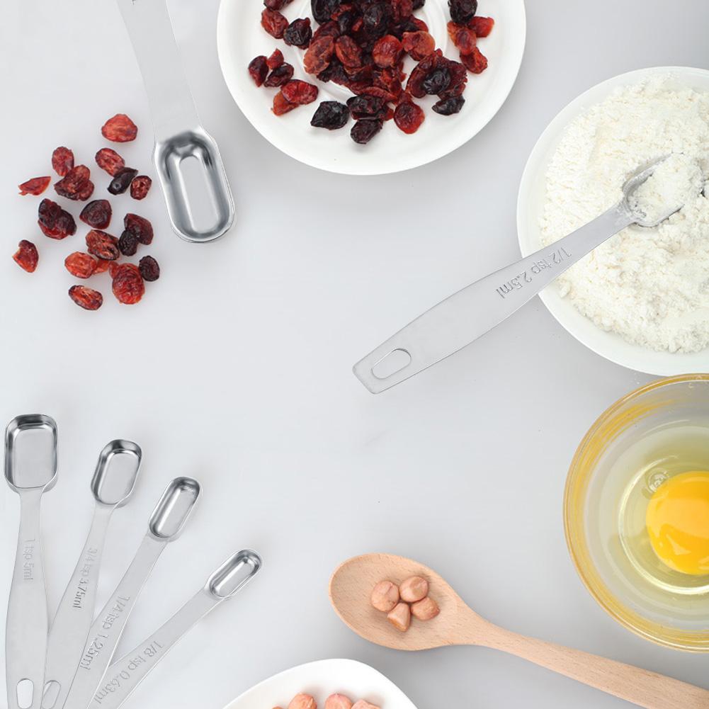 Набор мерных чашек и мерных ложек Ejoyous 304 из нержавеющей стали, 13 предметов, кухонные мерные приборы