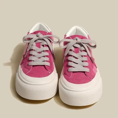 Мода 2024 года, повседневная парусиновая обувь на платформе со шнуровкой, симпатичные кроссовки для женщин, вулканизированная обувь, дышащие туфли на плоской подошве для девочек, Zapatillas De Deporte