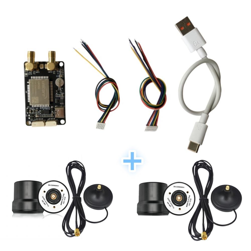 UM982 GNSS Unicorecomm GPS RTK модуль сантиметровый уровень дифференциальный относительный F9P позиционирование ориентация UM981 UM980 для дрона