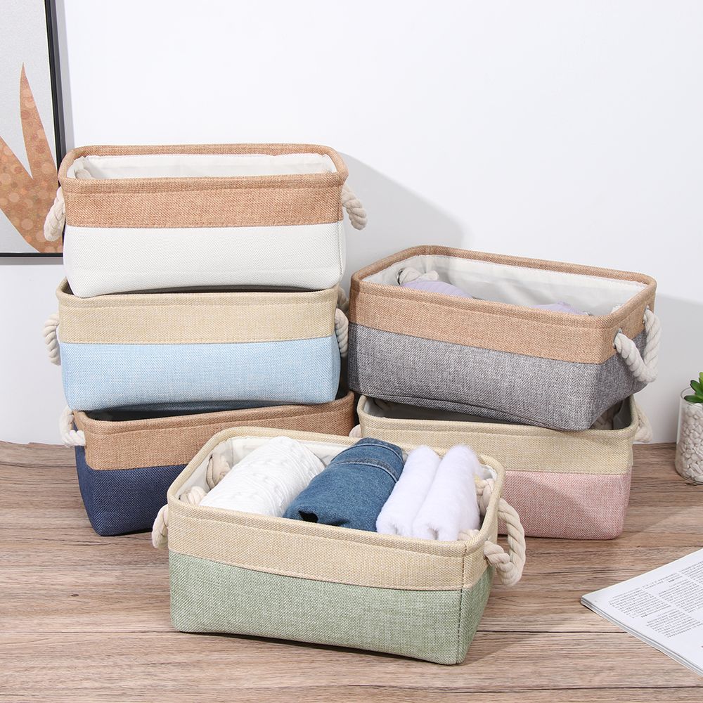 Portable Baby Toys Folding Sundries Sorting Basket Organizer Box Storage Basket Home Supplies