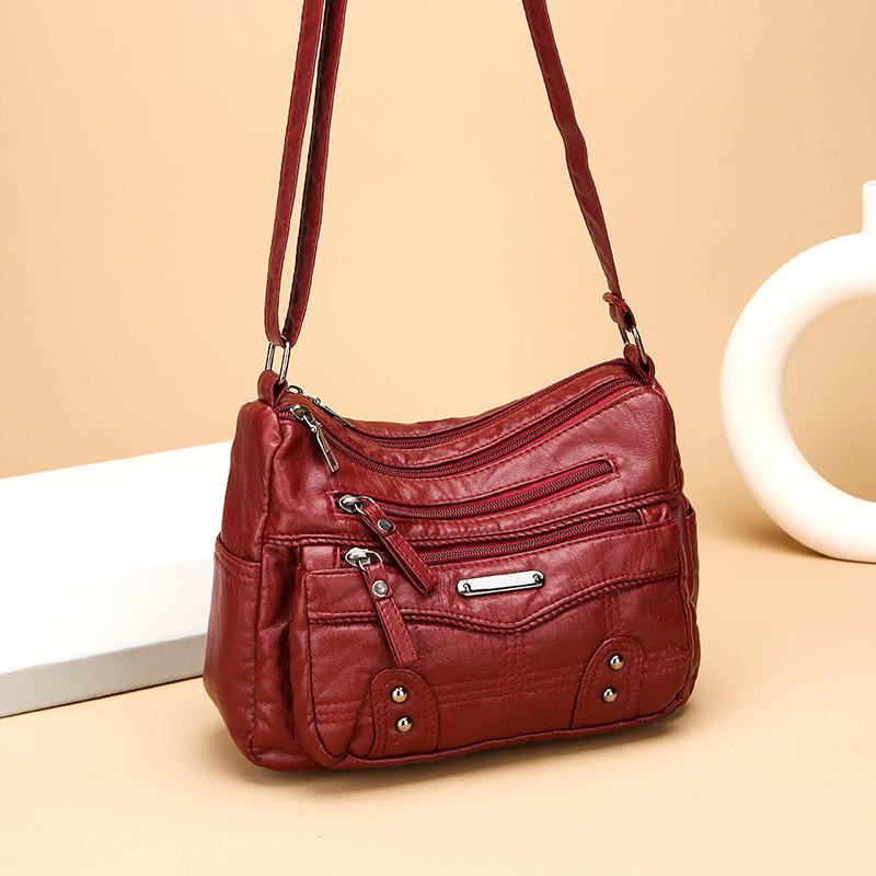 Multi-pocket Middle-aged Women's Bag Shoulder Bag Mother Bag
