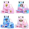 3pcs/set Anime Printed Adventure Bookbag Back To School Backpack Child Kawaii Gift with Pencil Case Lunch Bag Backpack
