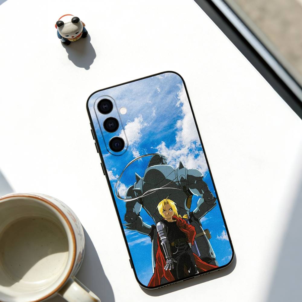 Fullmetal Alchemist Phone Case For Samsung Galaxy A73,A72,A71,A70,A53,A52,A51,Soft Black Cover