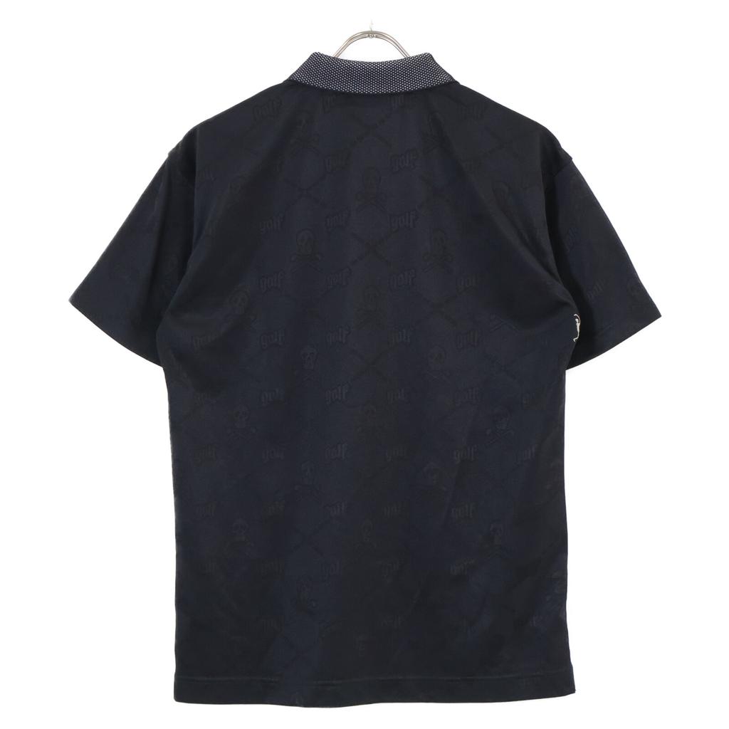 MARK&LONA MLM-2A-AP01 Ruler JQ Jersey Polo Skull Print Short Sleeve Polo Shirt/ Tops 46 blackUsed