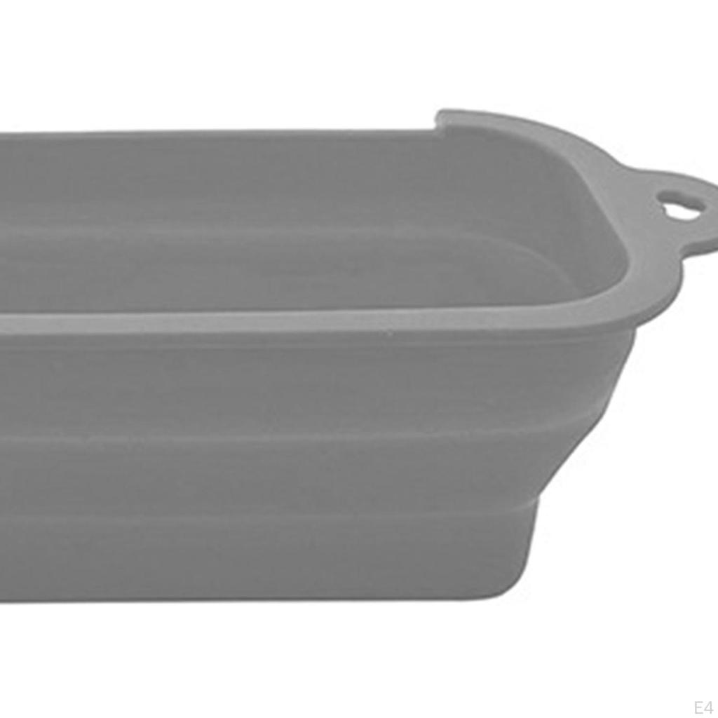 Grease Cup Liner Catcher Foldable Heat Resistance Portable Grill Tray Drip Pan