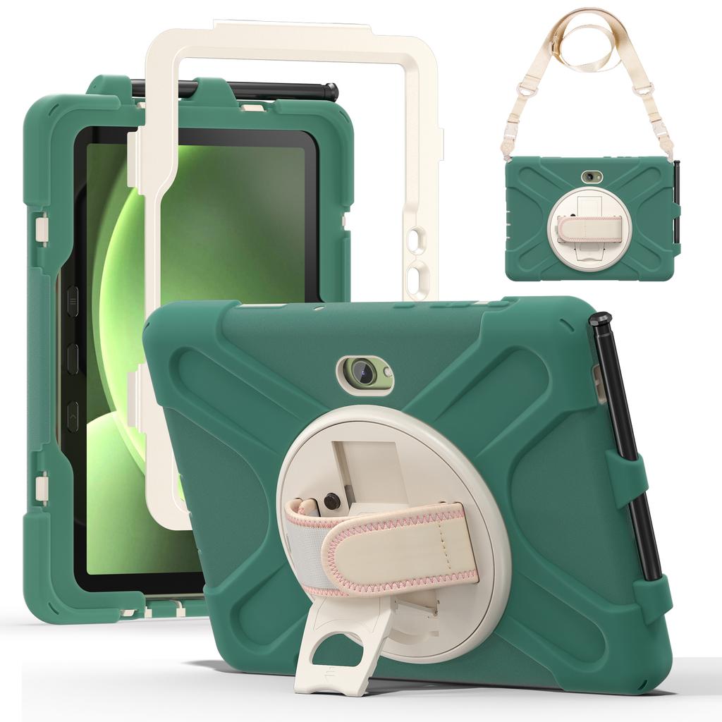 Чехол-подставка с плечевым ремнем для Samsung Galaxy Tab Active5 Pro X350/X356B/Active Pro T540/T545/T547/Active4 Pro T630/T636
