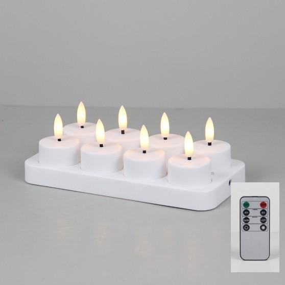 4-12Pcs LED Flameless Candle Light Battery Operated LED Creative Candles Tea Lights Halloween Christmas Party Decor Candle Light