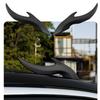 1 Pair Three-dimensional Car Roof Dragon Corner Decoration Adhesive Car Exterior Decor Dragon Horns Car Exterior Decor