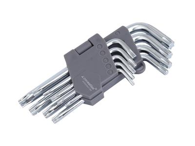 Г-образные ключи 130 мм для винтов TORX, Т10-Т50, 9 шт.