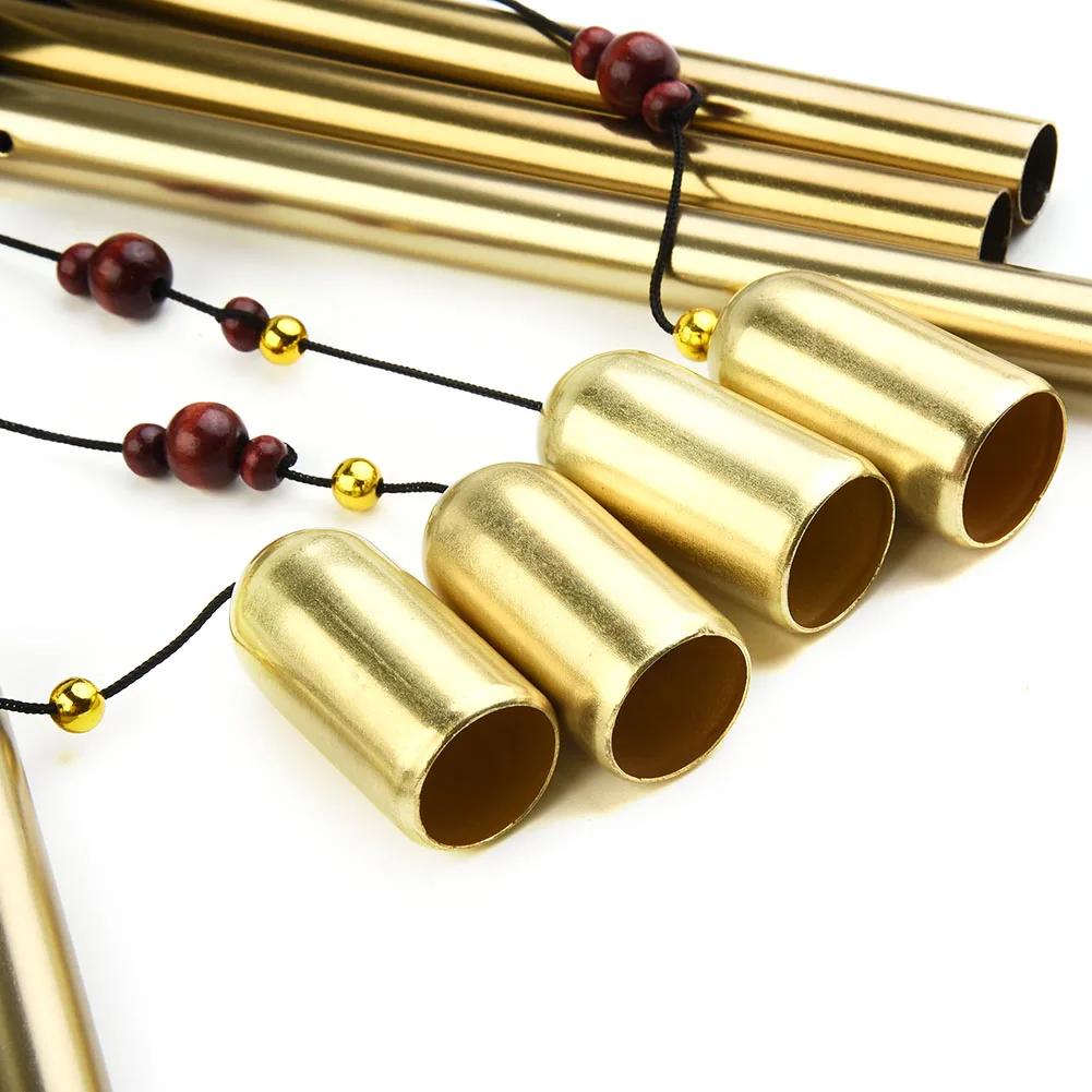 High Quality Wind Chimes Home Large Metal New Gold Nice Ornaments 1pc Outdoor Balcony Bells Tubes Decoration Yard