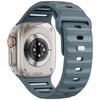 Спортивный силиконовый ремешок для Apple watch Ultra 2 ремешок 49 мм 45 мм 44 мм 42 мм correa smartwatch браслет iwatch Series 9 8 7 6 5 SE