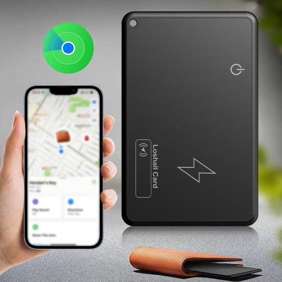 Беспроводная зарядка, кошелек, трекер, карта, ультратонкий дизайн, портативный Bluetooth-совместимый GPS-локатор, водонепроницаемый поиск тонких предметов