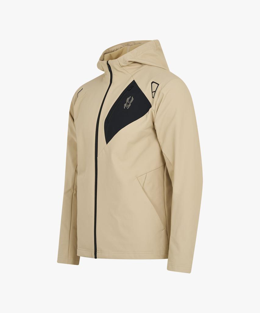 Spyder Men'S Brushed Woven Terry Zip-Up Hoodie Spkwcnft206Mbeg