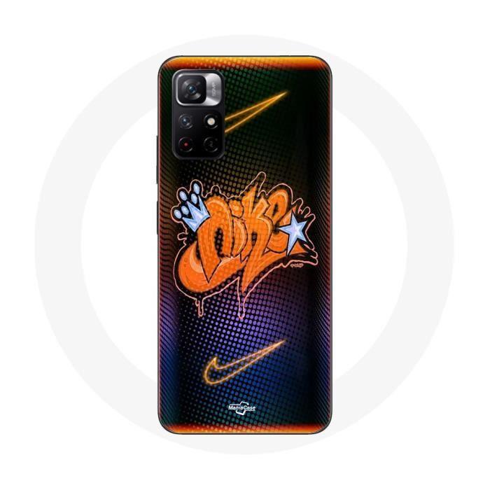 Coque - MANIACASE - Redmi Note 11 5G - Orange - Nike Just Do It - Souple