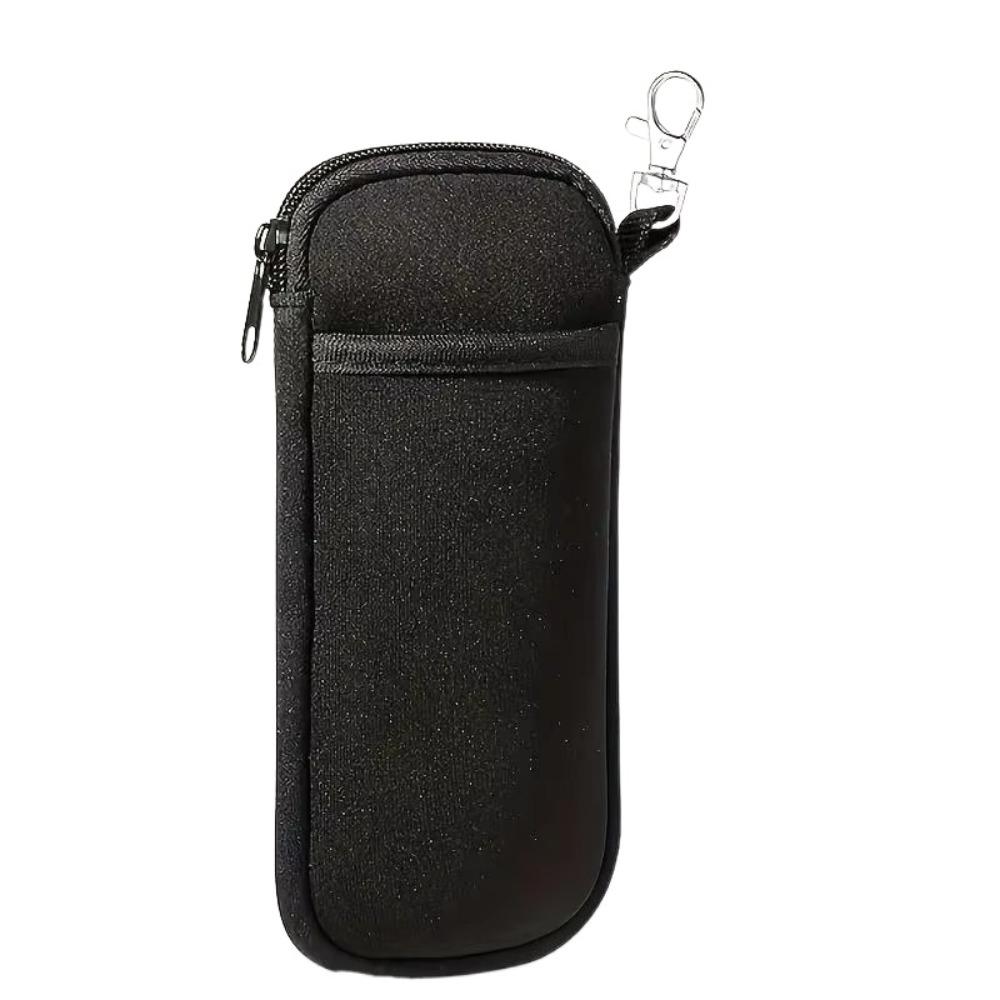 with Buckle Portable Glasses Case Portable Eyeglass Pouch Dustproof Zipper Phone Bag  Coin Storage