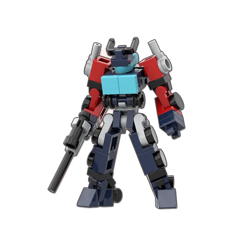 Экзоскелет меха строительные блоки мелкие частицы миниатюрный боевой робот сборная модель мальчики и девочки подарок детская игрушка