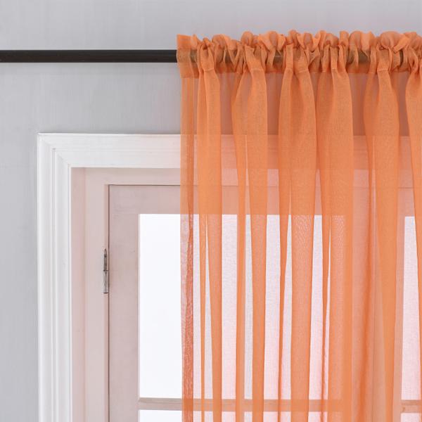 Современные градиентные цветные оконные тюлевые шторы для гостиной, спальни, занавески из органзы, вуали, украшения отеля, синие прозрачные шторы