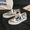 Men's Vulcanized Shoes Spring Autumn New Plaid Canvas Shoes Unisex Couples Shoe Casual Retro Color Matching Men's Casual Shoes