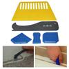 5pcs Plastic Sealant Spreader Spatula Scraper Cement Caulk Removal Tools Set New