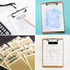 Low Profile A5 Wood Fiber Clipboard with Hanging Loop | Ideal for Home, Office, or Classroom Use, Writing Board, Cardboard