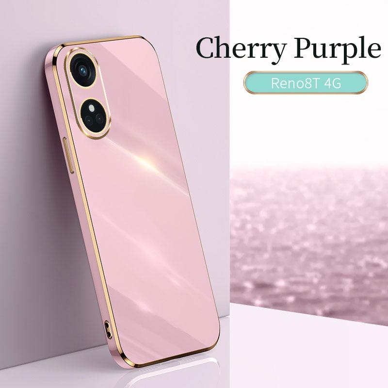Для OPPO Reno 8T 8 4 7 4G защитный гальванический противоударный чехол OPPO Reno 5 7 8 Pro 8 5G 6Pro чехол силиконовый мягкий ТПУ