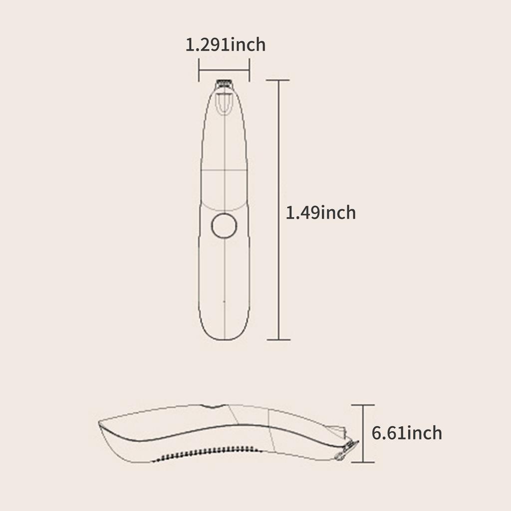 Pet Hair Trimmers With LED Lights Electric Cordless Pet Hair Trimmer USB Rechargeable Dog Trimmers Clippers Dog Grooming Clippers for Small Dogs Cats