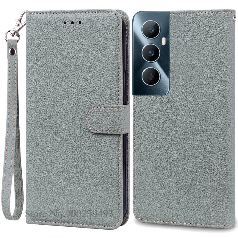 Для Realme C65 Чехол Кожаный Кошелек Книжка Чехол для Телефона Для Realme C65 4G Coque Fundas Для Oppo Realme C65 Чехол для Телефона