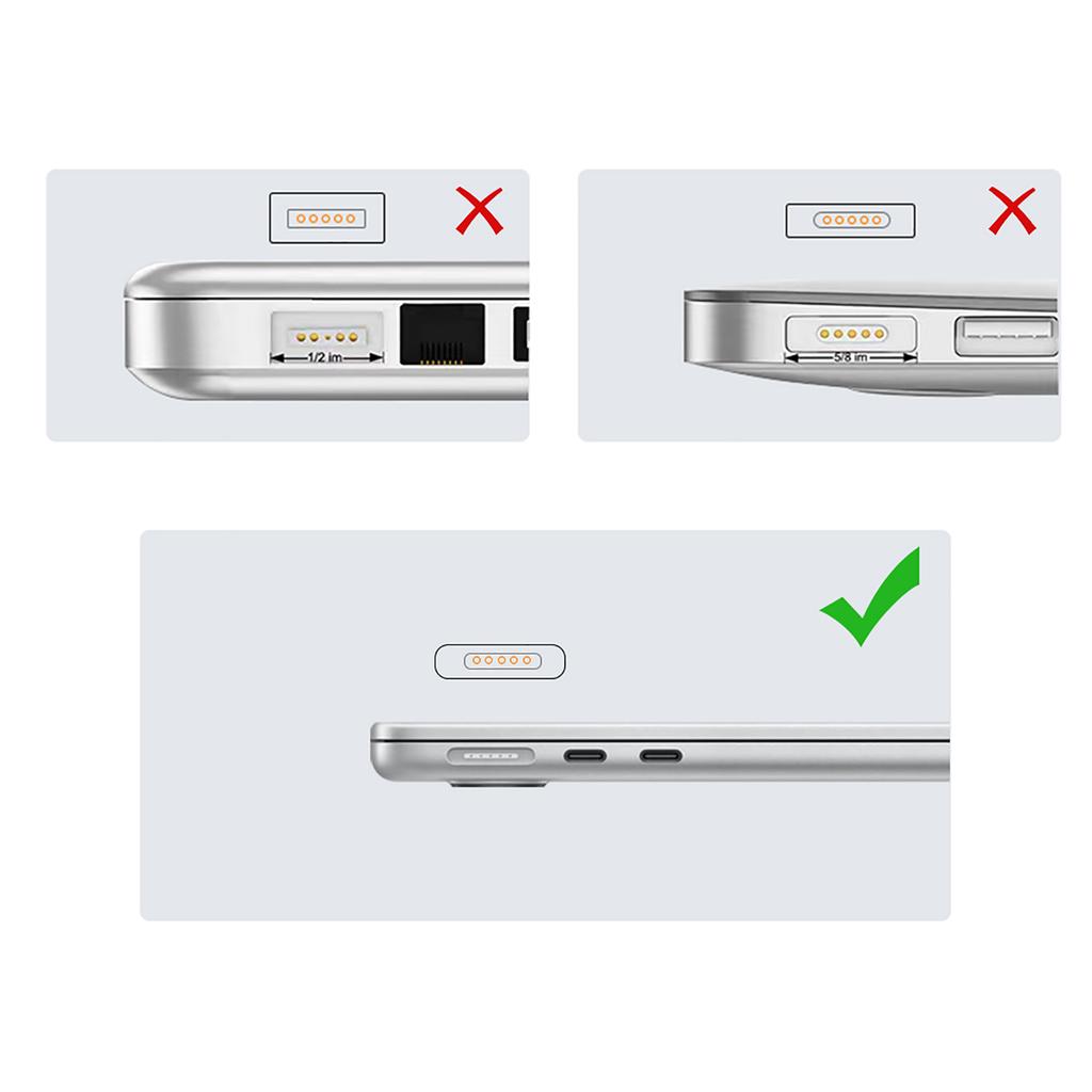 USB C на Mag 3 Конвертер Магнитный USB C Адаптер Ноутбук 100 Вт Быстрая Зарядка Разъем Адаптер для Air 13 дюймов M2 Chip 2022
