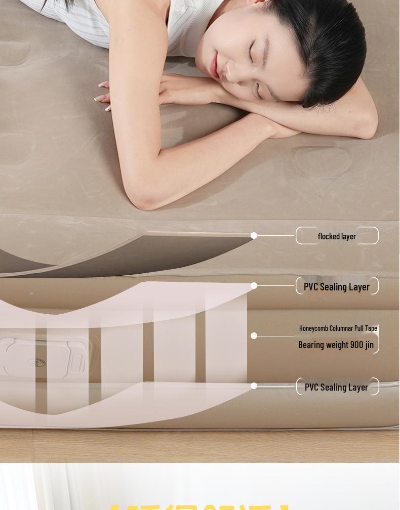 Автоматический надувной туристический матрас для путешествий на природе и использования в палатке