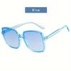 7 шт. Солнцезащитные очки для женщин Тренд Защита от УФ-лучей Ретро солнцезащитные очки Рисовые гвозди Квадратные солнцезащитные очки Градиентные солнцезащитные очки