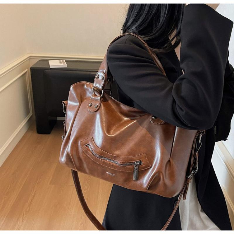 2025 Новая Модная Женская Сумка Через Плечо Большой Вместимости Женские Повседневные Сумки Кроссбоди Для Женщин Сумка-Тоут Для Поездок На Работу Подходит Для Ежедневного Использования