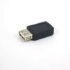 Black USB 2.0 Type A Male Female To Micro USB B Female Adapter Plug Converter To Micro USB Connector Plug