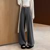 Women's High-Waist Drape Straight Leg Casual Pants