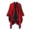 Осень и зима новый классический имитация кашемира шарф женская шаль двусторонняя шаль накидка