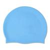 Men Silicone Waterproof Swimming Caps Ear Protection Solid Color Printed Swim Caps for Women and Child Pool Accesories