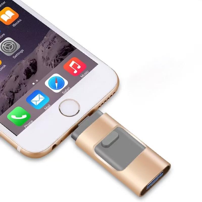 OLOEY Универсальный USB-накопитель 4-в-1 для мобильного телефона